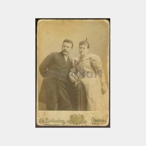 1900 Kırım Odessa Aile Stüdyo Fotoğraf