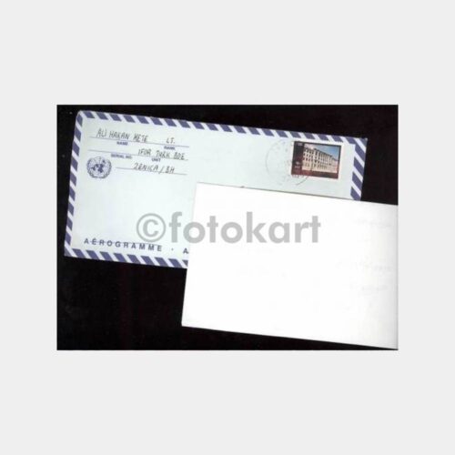 1996 Bosna IFOR Türk Antetli Damgalı Mektup