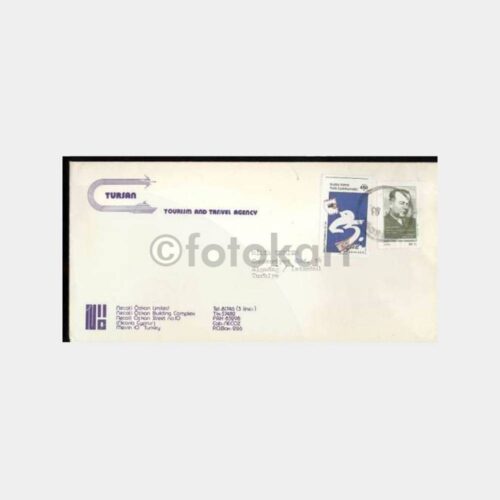 1993 KKTC Pullu Mektup Zarf