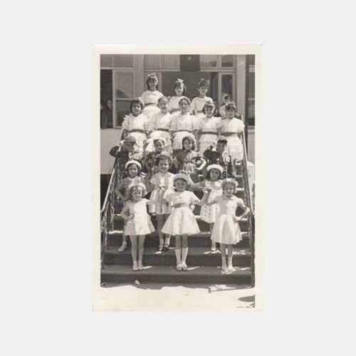 1955 Ödemiş Okul Korosu Konulu Fotoğraf
