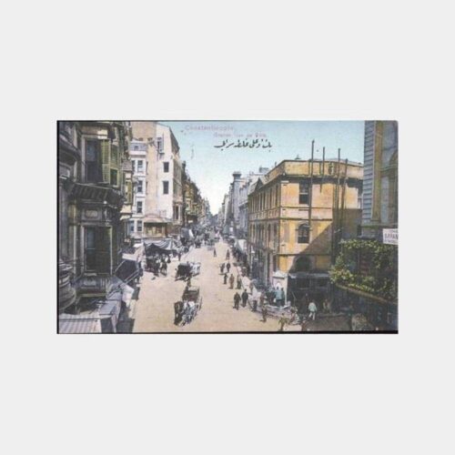 İstanbul Pera Beyoğlu Reprodüksiyon Kartpostal