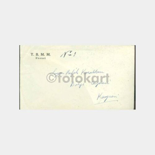 1963 Refik Koraltan Konulu Mektup - Görsel 2