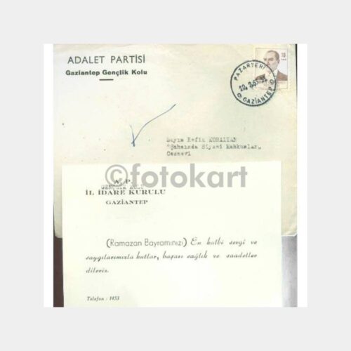 1963 Refik Koraltan Konulu Mektup