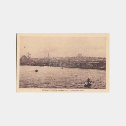 1920 Galata Köprüsü -Editör Rochat- No.1215 Kartpostal
