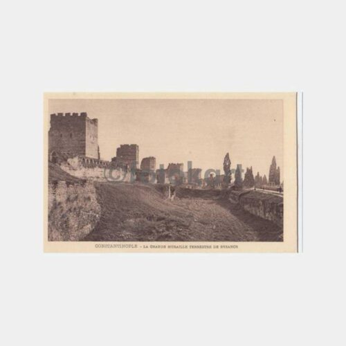 1920 İstanbul Surları -Editör Rochat- No.1212 Kartpostal