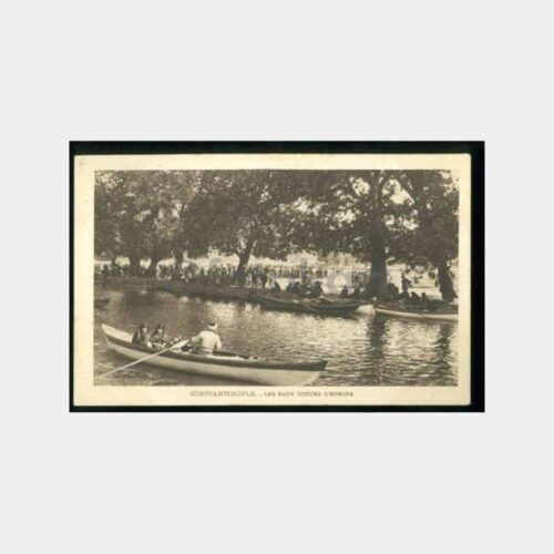 1916 Kağıthane Sandallar -Editör Rochat- Kartpostal