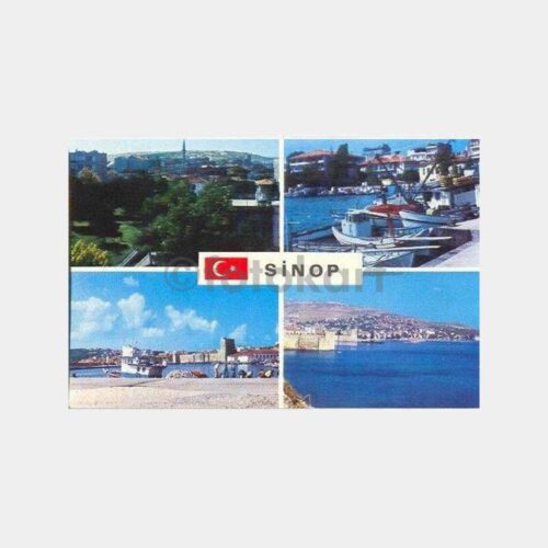 Sinop Şehirden 4 Değişik Görünüş Kartpostal
