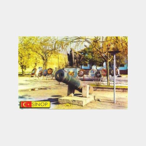 Sinop Parkı ve Harp Topları Konulu Kartpostal
