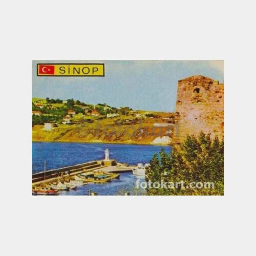 Sinop Kale ve Fener Kartpostal