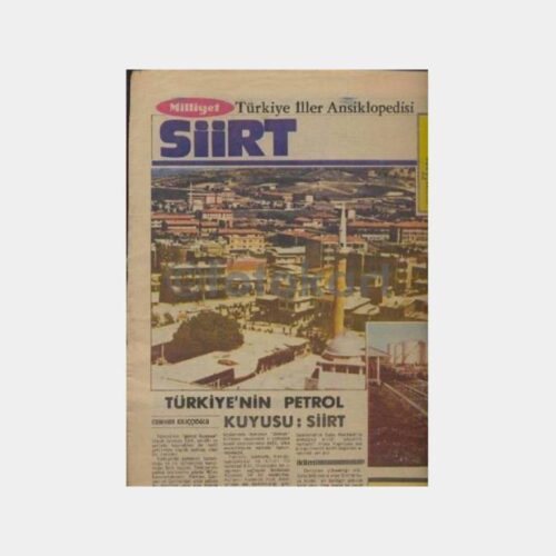 1983 Siirt-Sinop Milliyet Şehir İlavesi