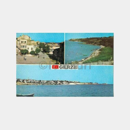 1970 Sinop Gerze Muhtelif Görünüş Kartpostal