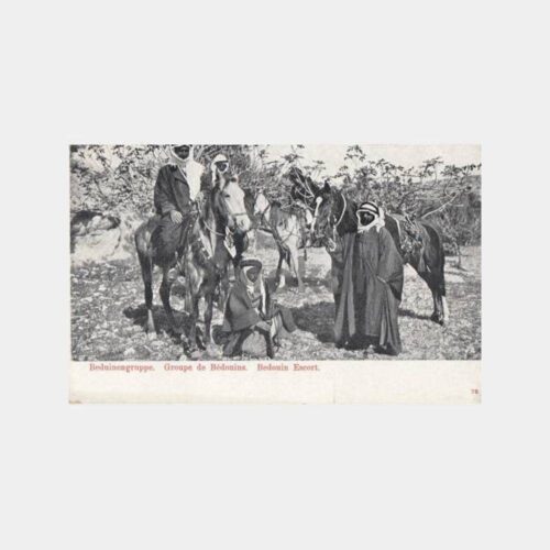 1910 Suriye Bedevi Grup Konulu Kartpostal