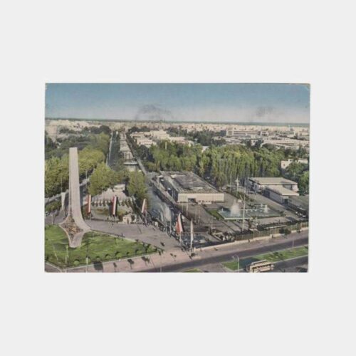 1959 Suriye Şam Fuarı Görünüş Damgalı Kartpostal