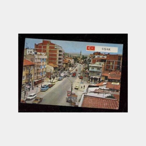 Uşak - Ana Cadde Görünüş Kartpostal