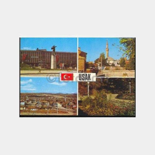 Uşak Şehirden 4 Görünüş Kartpostal