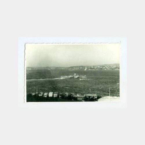 1960 Sarayburnu'ndan Boğaz ve Vapur Görünüş Kartpostal
