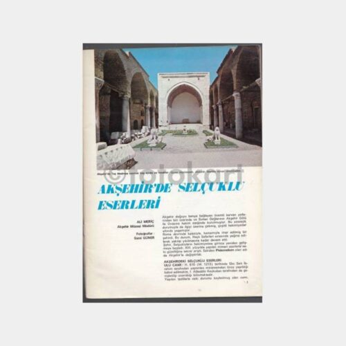1978 Türkiyemiz Karagöz Hacivat Akşehir No.25