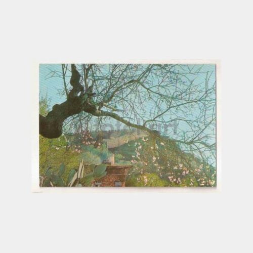 1980 Alanya Kalesi Görünüş Kartpostal
