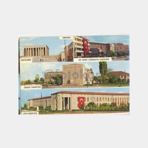 Ankara Fakülteler Konulu Kartpostal
