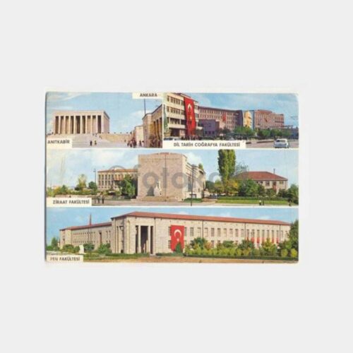 Ankara Fakülteler Görünüş Kartpostal
