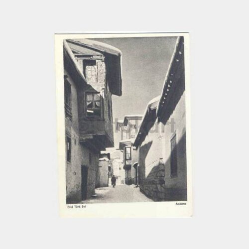 Eski Ankara Evleri - Tasvir Kartpostal