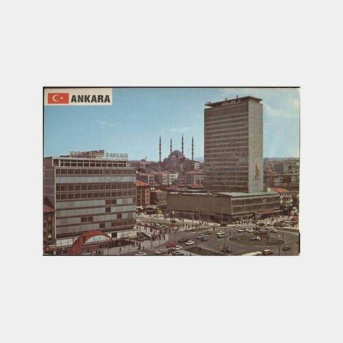 Ankara Kızılay Meydanı Görünüş Kartpostal
