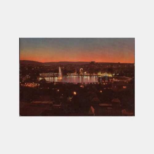 1968 Ankara Gece Görünüşü Kartpostal