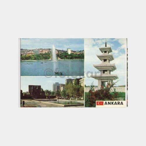 Ankara 3 Değişik Görünüş Kartpostal