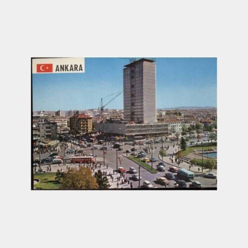 Ankara Kızılay Meydanı Görünüş Kartpostal