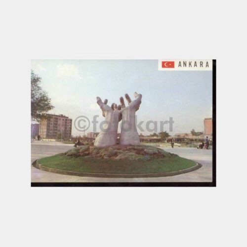 Ankara Abdi İpekçi Parkı Görünüş Kartpostal