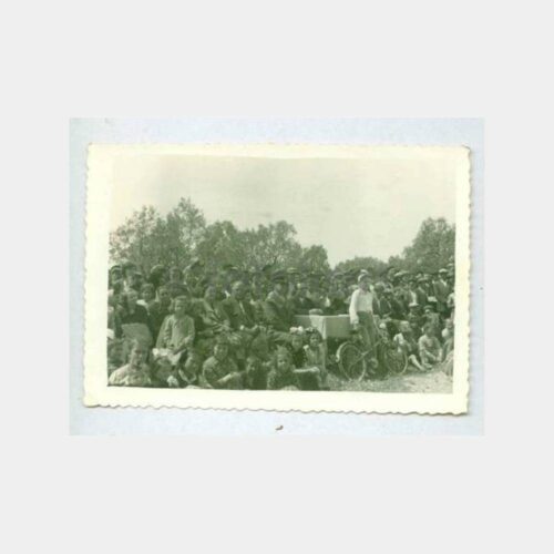 1930 Bisikletli Genç ve Tören Konulu Fotoğraf