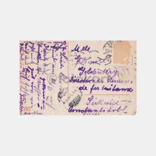 1921 Sirkeci Damgalı Bisikletli Kadın Kartpostal