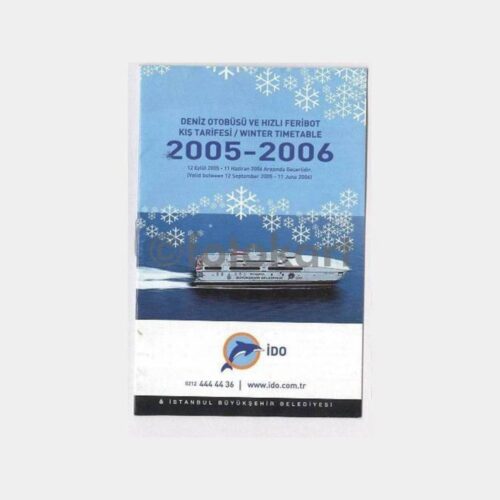 2005 Deniz Otobüsü Tarifesi
