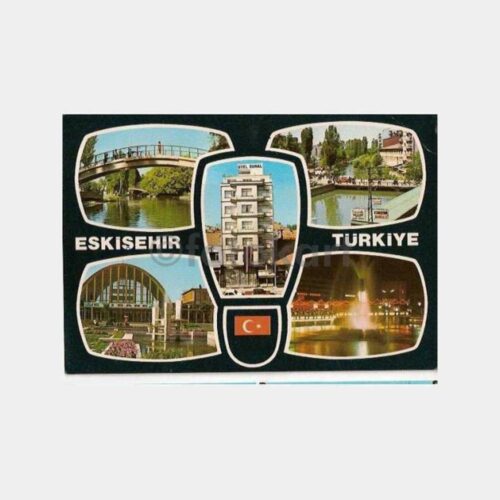 Eskişehir Otel Dural ve Şehirden Görünüş Kartpostal