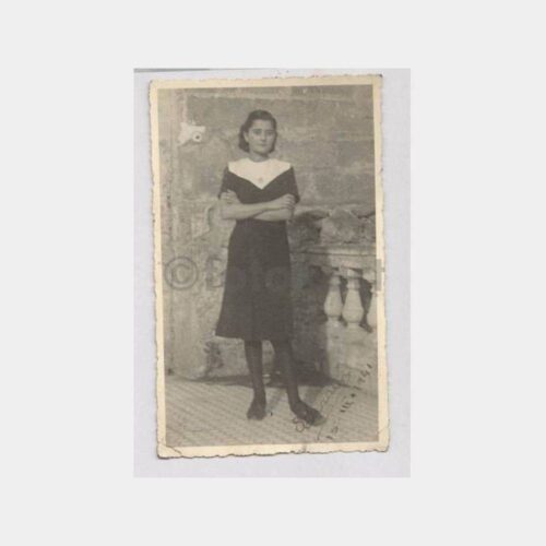 1937 Hemşire Kız Öğrenci Fotoğraf