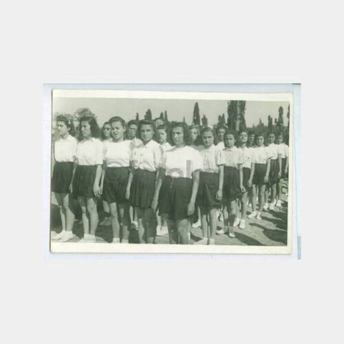 1942 İzmir - 19 Mayıs Spor Kız Öğrenciler Fotoğraf - Görsel 2