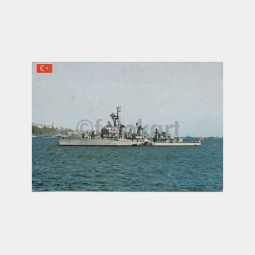 1979 D-342 İzmit Muhribi Savaş Gemisi Kartpostal