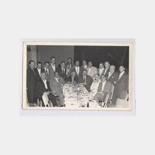 1962 İzmit -Foto Atmaca- Grup Yemek Fotoğraf