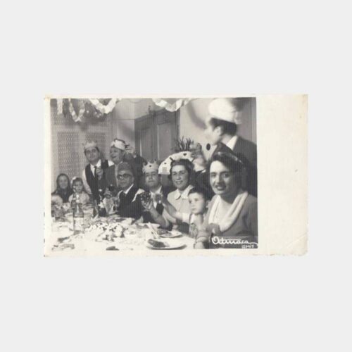 1950 İzmit -Foto Atmaca- Yılbaşı Konulu Fotoğraf