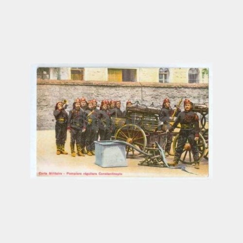 1910 Meslekler Yeni Baskı Kartpostal - Tulumbacı