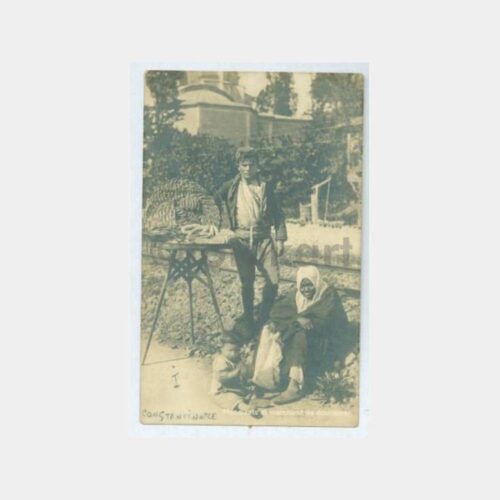 1920 İstanbul Simitçi - Meslek Konulu Kartpostal