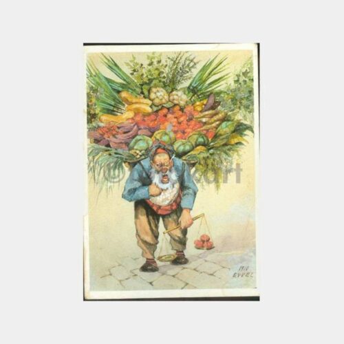 1910 Meslekler - Sebzeci Reprodüksiyon Kartpostal