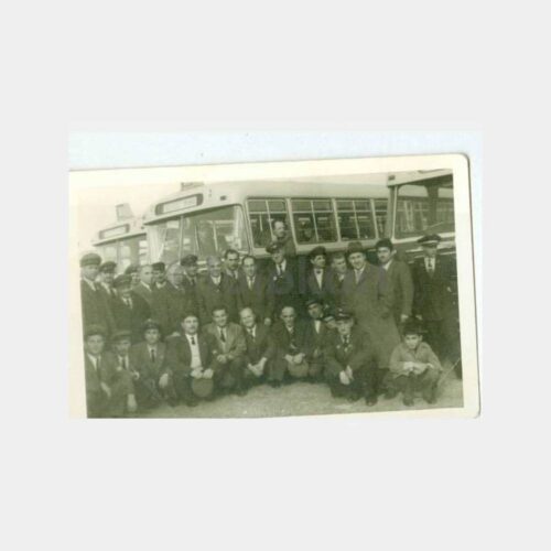 1958 İETT Şoförleri Otobüs Konulu Fotoğraf
