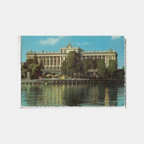 1977 Stockholm Otobüs Pullu Kartpostal - Görsel 2