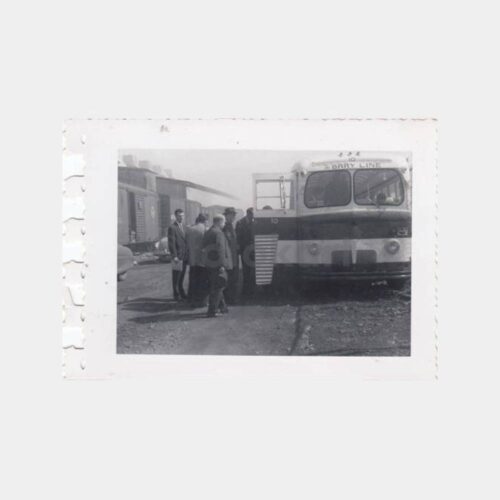 1954 Amerikan Otobüsleri Konulu Fotoğraf