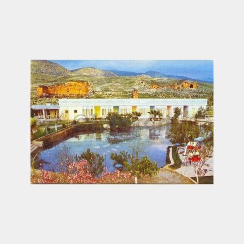 Pamukkale Turizm Moteli Görünüm Kartpostal