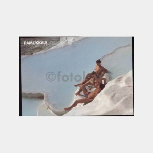 Pamukkale Travertenleri Görünüş Kartpostal