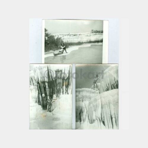 1970 Pamukkale Termal Havuz Konulu 17 Adet Gezi Fotoğraf - Görsel 4
