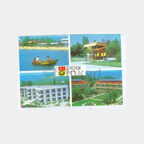 1970 Erdek PTT Kampı Görünüş Kartpostal