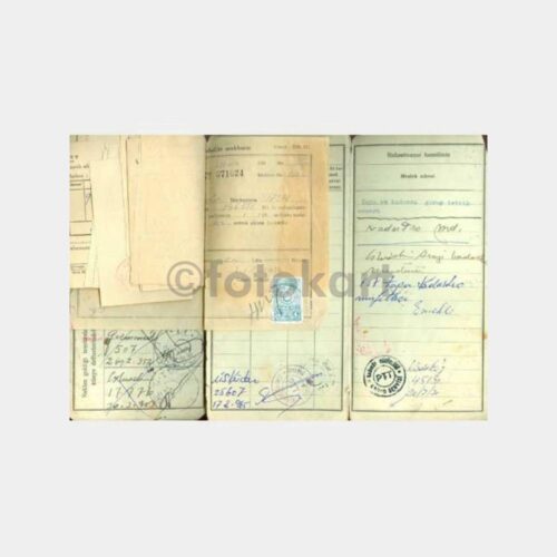 1942 PTT Radyo Ruhsatnamesi - Çok Makbuzlu - Görsel 2
